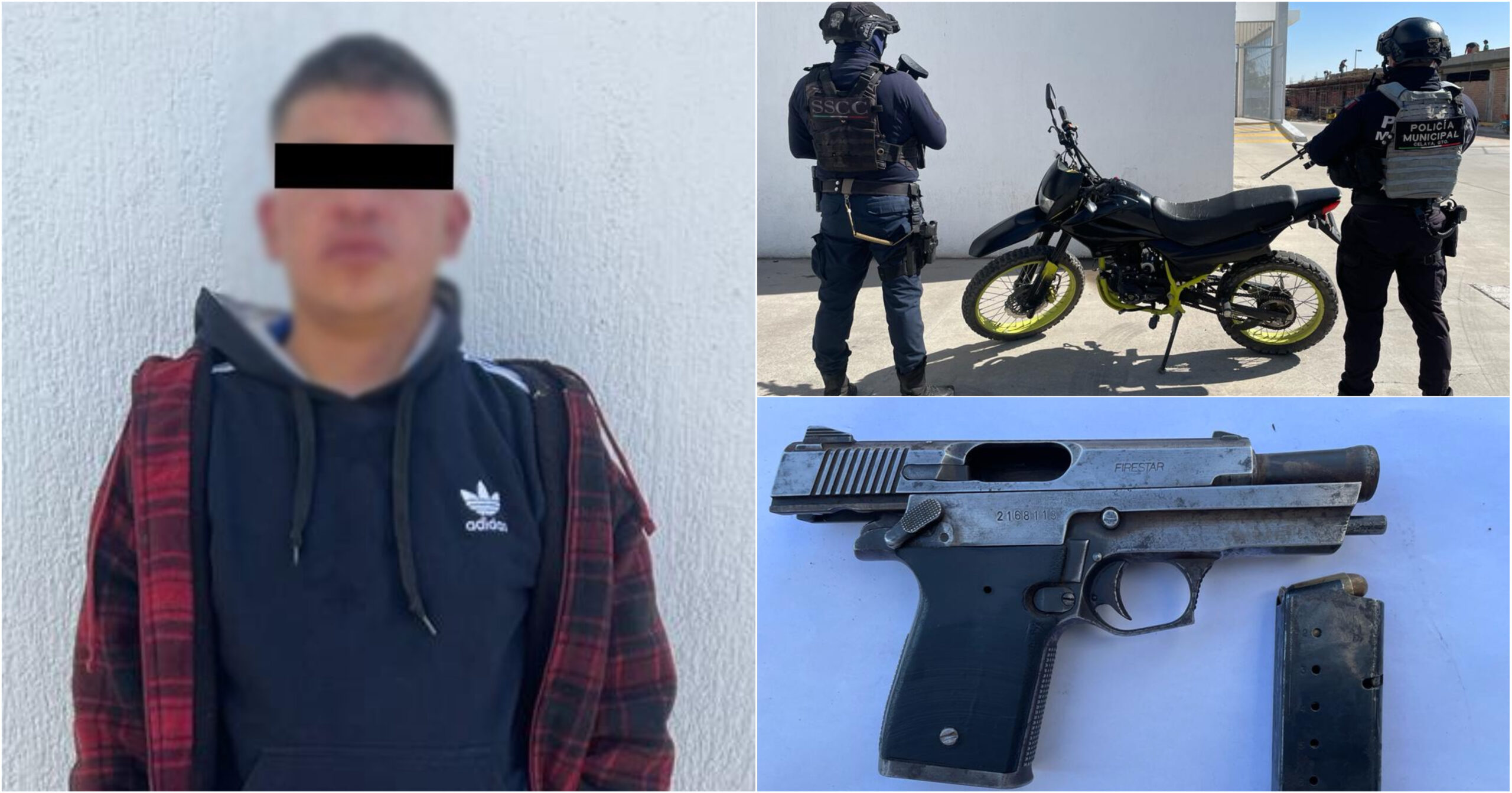 Tras Intensa Persecuci N Detienen A Motociclista Con Arma De Fuego En Celaya