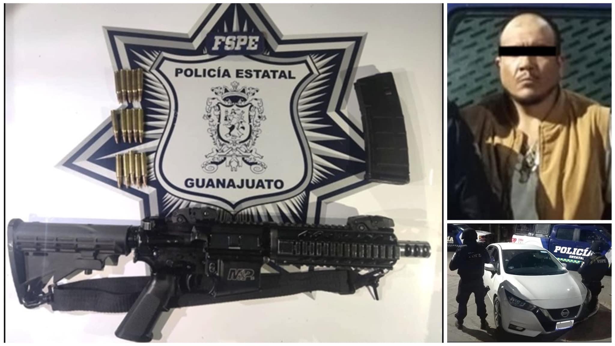 Detenido Con Arma De Fuego Larga Y Cartuchos útiles 5528