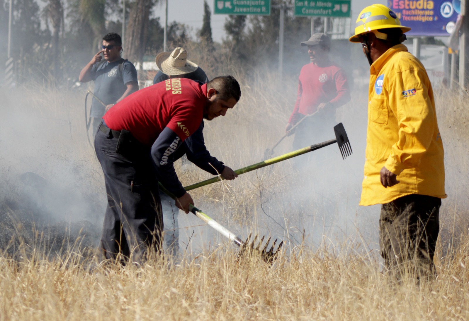 Bomberos Celayenses Reciben Capacitación Contra Incendios Forestales