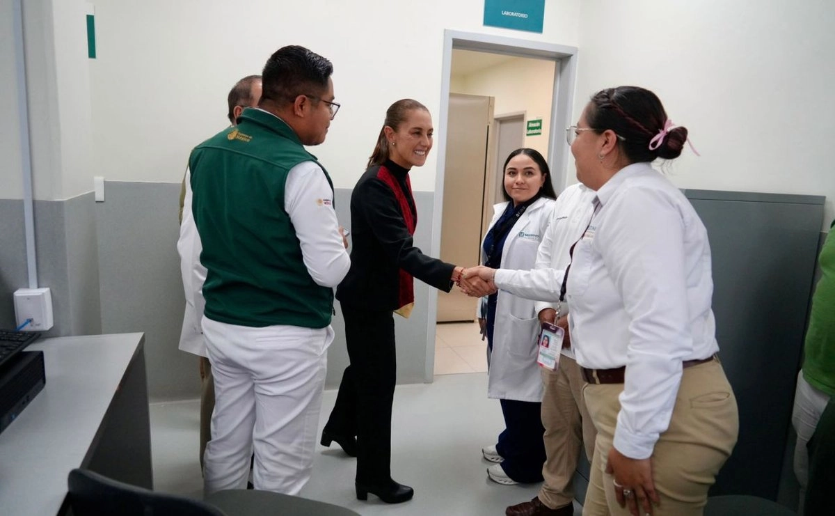 Claudia Sheinbaum tours Estado de México health facilities